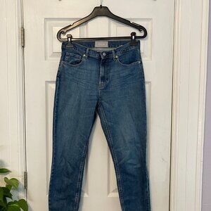 Everlane Ankle-Length High Rise Stretch Skinny Denim Size 29